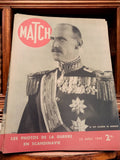 Magazine Paris Match 1940 Le Roi Haakon Norvège guerre Scandinavie vintage rétro