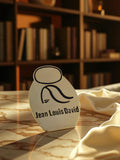 Plaque publicitaire vintage Jean Louis David, logo coiffeur, édition limitée