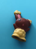 Marionnette doigt Pokémon Buneary figurine jouet plastique marron jaune