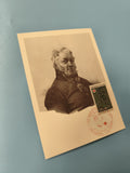 Enveloppe premier jour FDC Croix-Rouge portrait timbre illustré oblitération rou