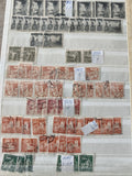 Lot de timbres Tchécoslovaquie oblitérés, divers motifs, couleurs variées