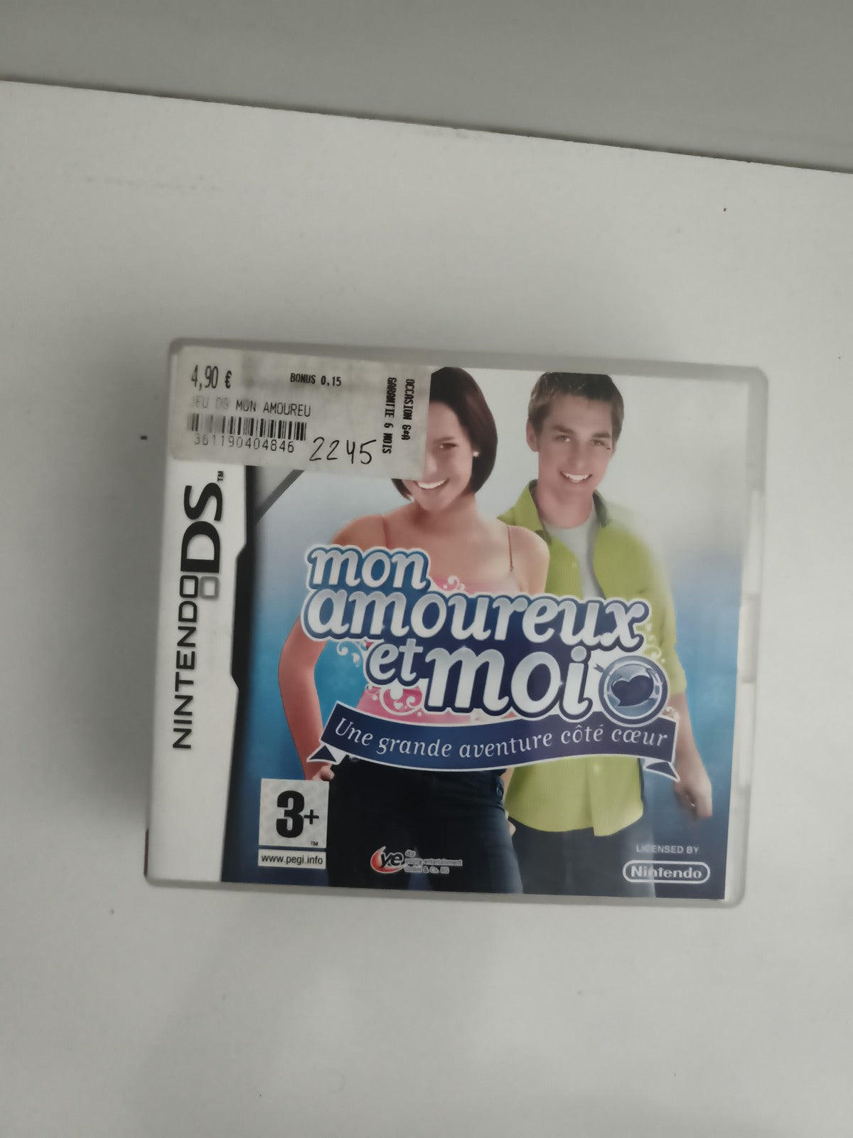 Jeu Nintendo DS Mon amoureux et moi complet licence Nintendo