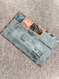 Lettre avion affranchie timbres Chili CORREO AEREO oblitérée philatélie