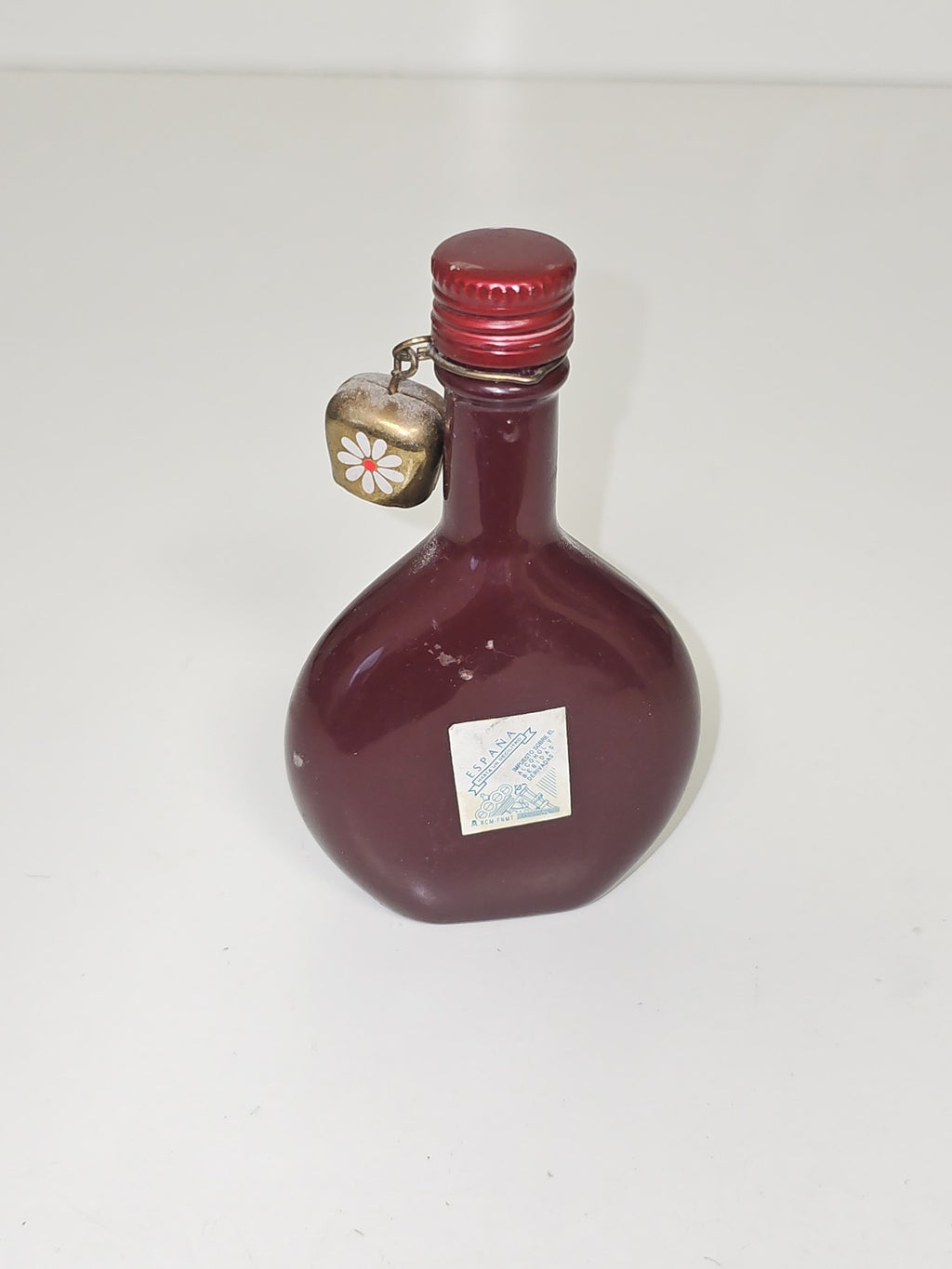 Mignonnette ancienne Tolon Tolon rétro, flacon miniature collection alcool vinta