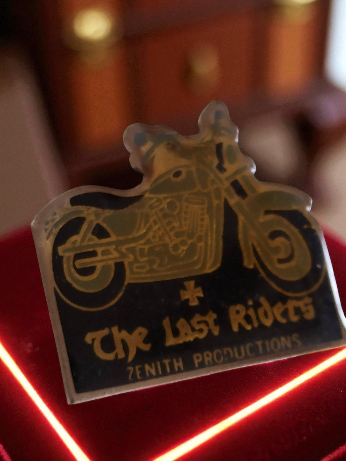Pin's publicitaire vintage moto The Last Riders édition limitée biker