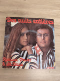 Vinyle 45T Romina Power & Al Bano Des nuits entières pochette rayée