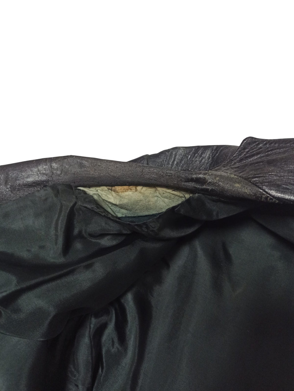 Veste blazer cuir noir vintage ancien rétro veste authentique homme