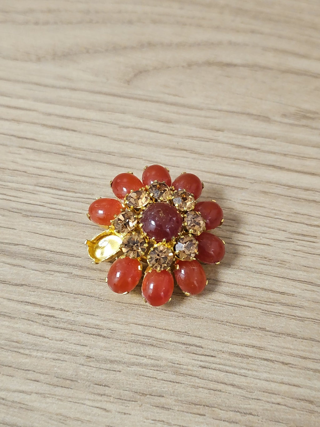 Broche rétro vintage fantaisie ancienne, bijou original pour collection ou cadea