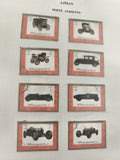 Timbres Ajman Poste Aérienne autos anciennes série 8 oblitérés philatélie