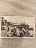 Ancienne carte postale Nice Promenade des Anglais CPA vintage noir et blanc