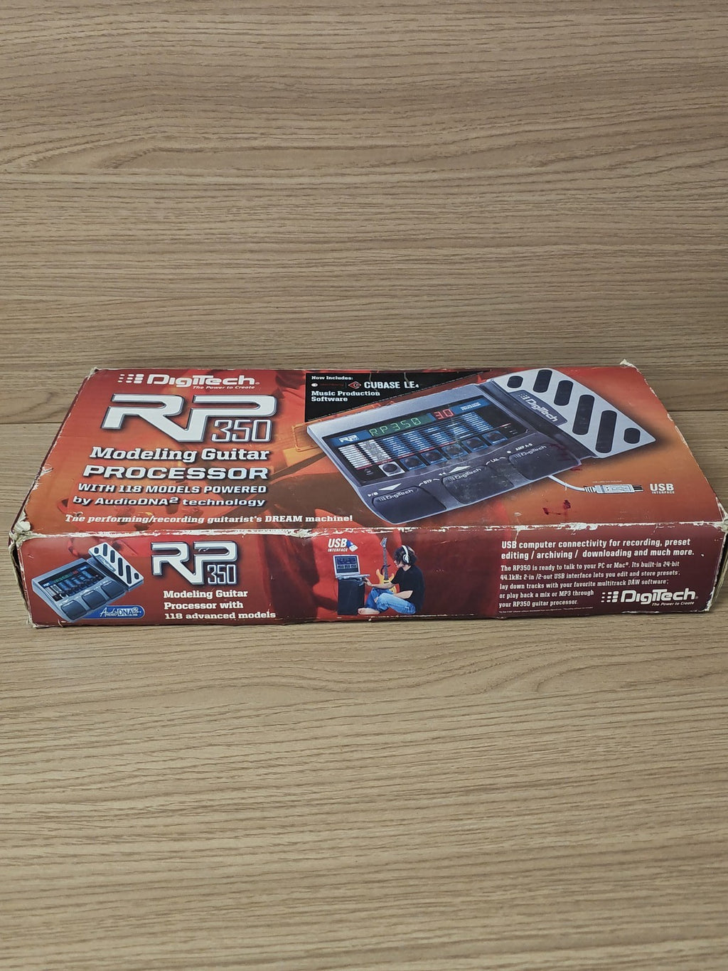 Processeur multi-effets guitare DIGITECH RP350 avec module batterie intégré