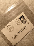 Lettre oblitérée 1950 France timbre 15F Pasteur Paris philatélie (Ref 11)