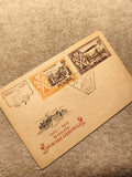 Lettre FDC Pologne 1944-1954 X-lecie Polski Ludowej timbres Polska (Ref 27)