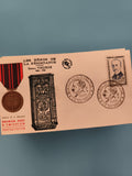 Lettre premier jour Léonce Vieljeux Héros Résistance 1960 FDC La Rochelle