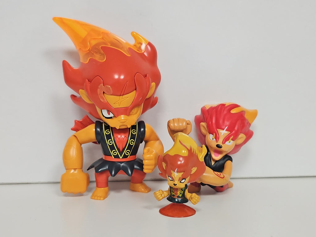 Figurines Yo-Kai Watch Blazion et Waru-Nyan Jouets articulés Yokai Watch occasio