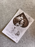 Carte postale ancienne CPA Les mots du cœur militaire romance