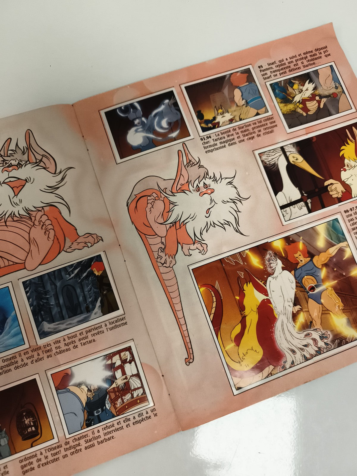 Album Panini Cosmocats vintage 1986 complet couverture verte dessin animé
