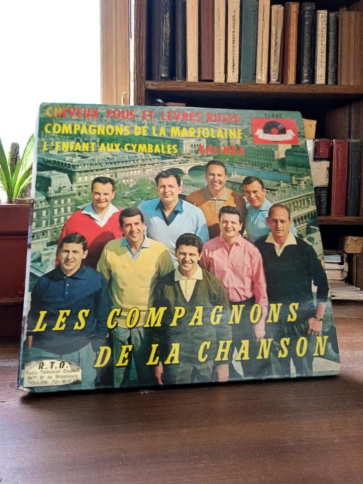 Vinyle 45 tours Les Compagnons de la Chanson Polydor pochette rétro vintage