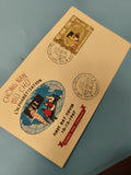 Ancienne enveloppe FDC Vietnam 1967 alphabétisation timbre oblitéré illustrée