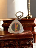 Porte-clés publicitaire vintage Camp Romain Vidauban France, rare souvenir