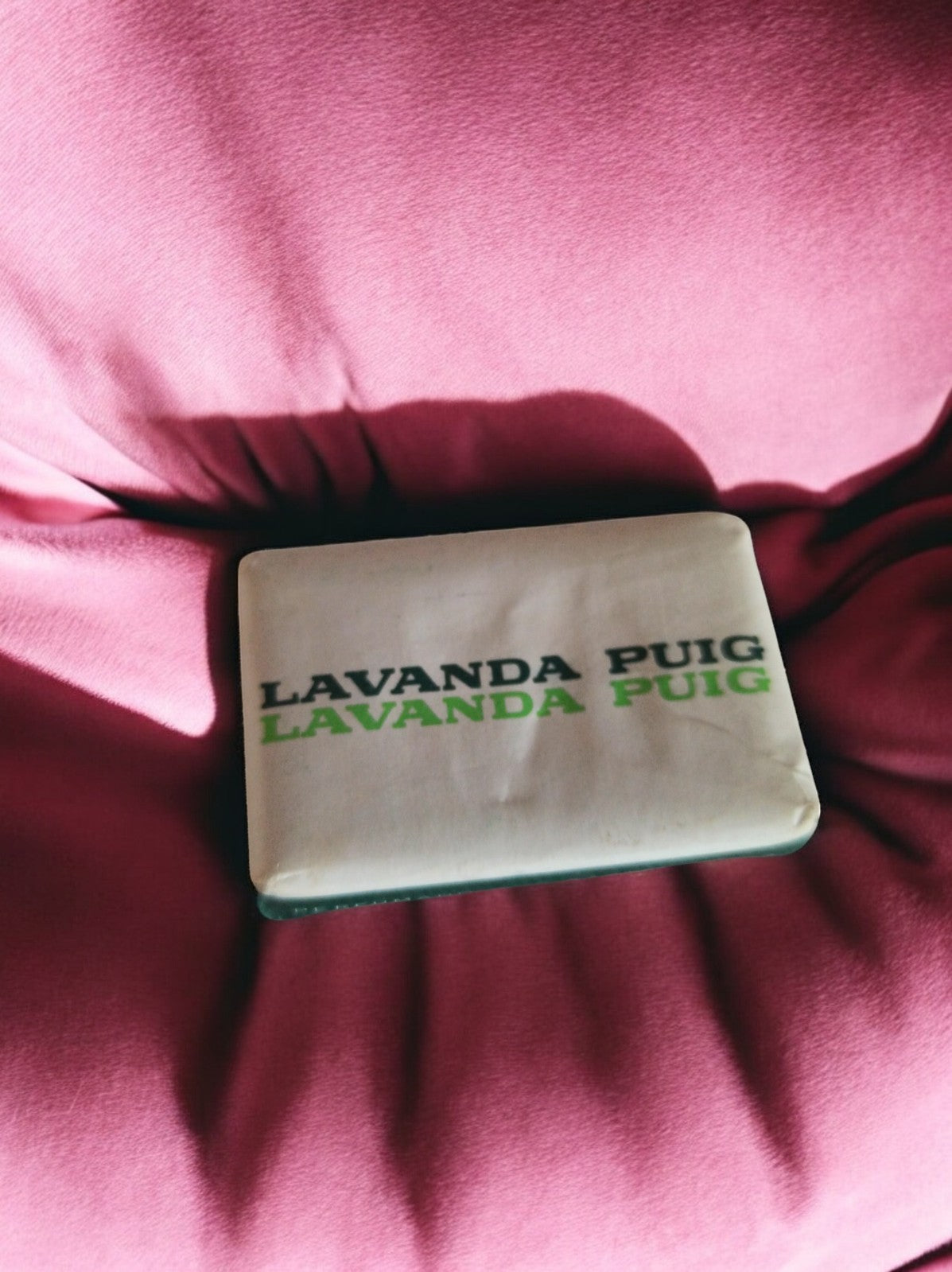 Savon d'hôtel vintage Lavanda Puig emballage rétro déco salle de bain