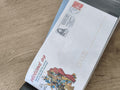 Enveloppe Bédéciné 99 France illustrée, timbre et cachet Illzach, bande dessinée