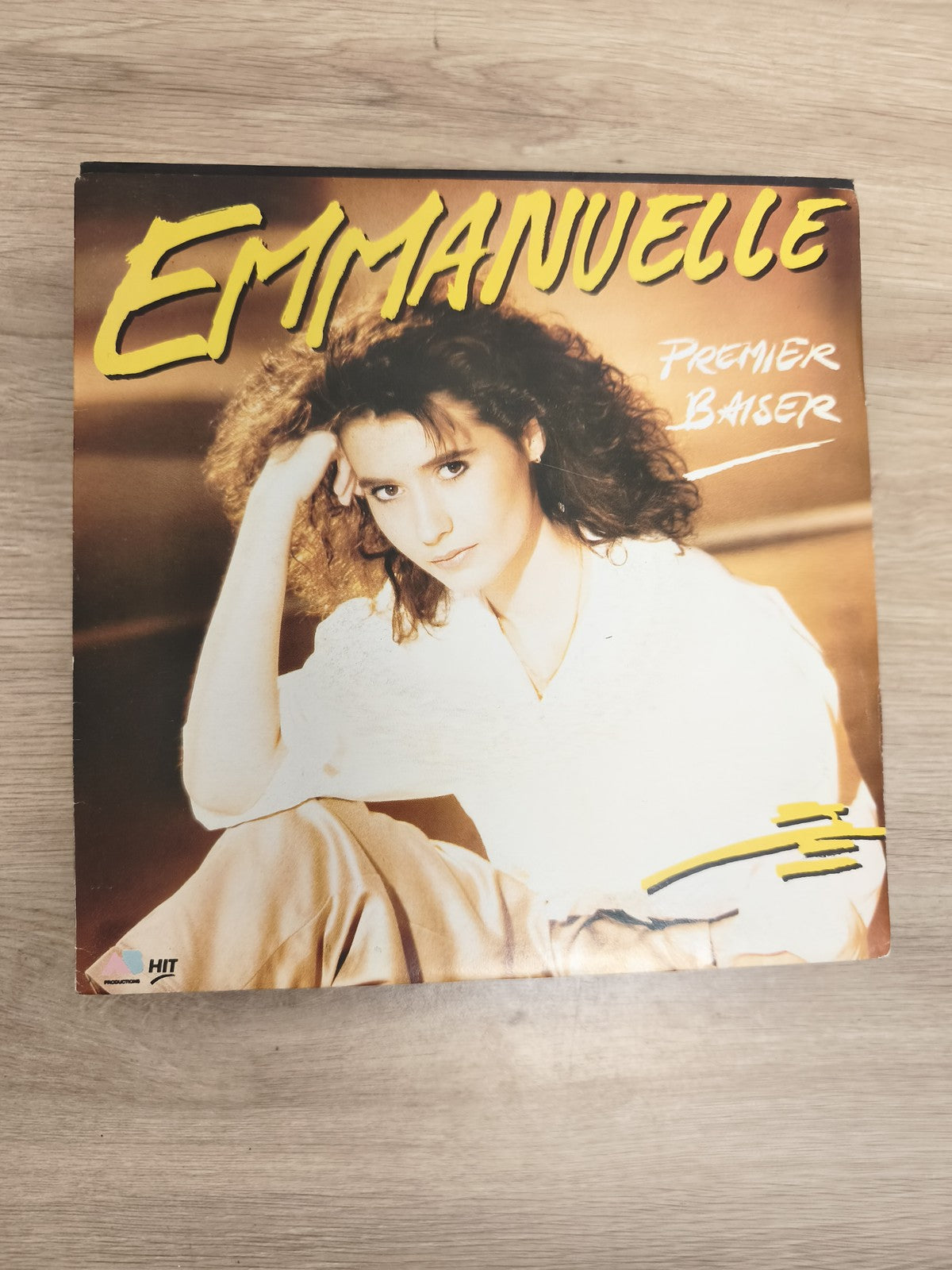 Vinyle 45T Emmanuelle Premier Baiser pochette couleur état d?occasion