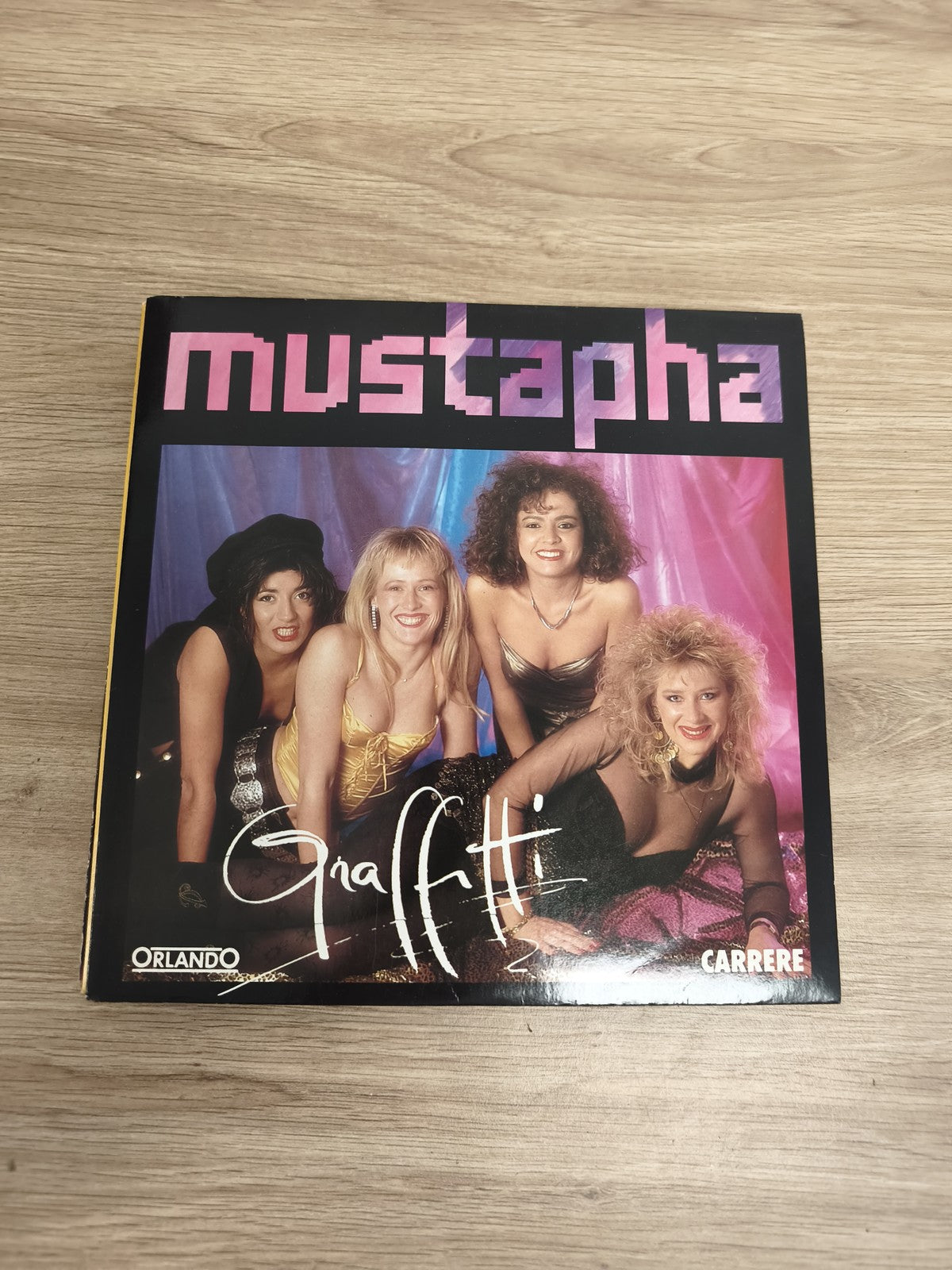 Vinyle 45 tours Mustapha Graffiti ? Pochette Carrée Couleurs, Orlando Carrere
