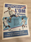 Ancien journal OM La Provence Sports 2003 Didier Drogba football vintage