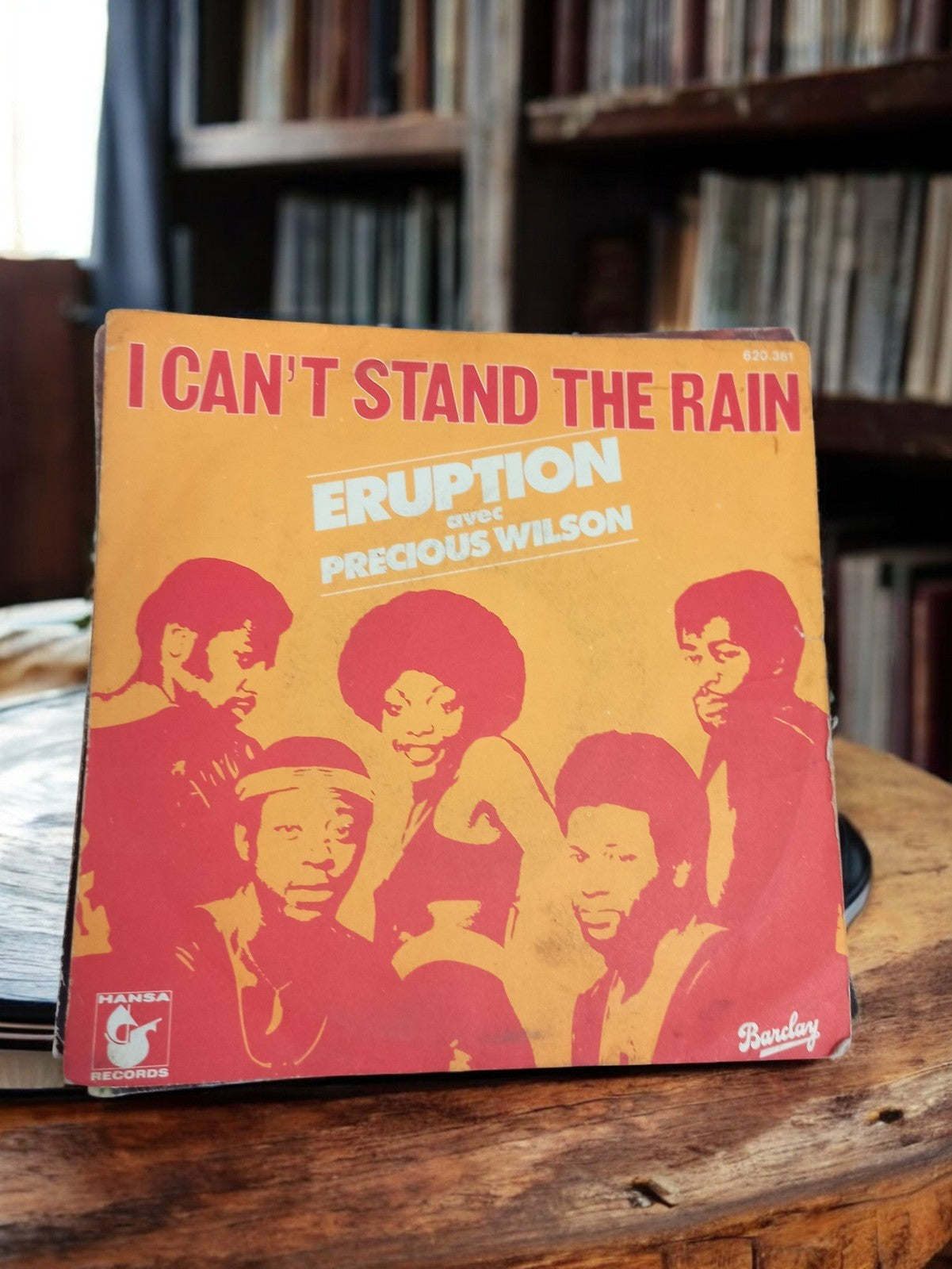 Vinyle 45T vintage Eruption I Can't Stand The Rain ancien disque rétro années 70