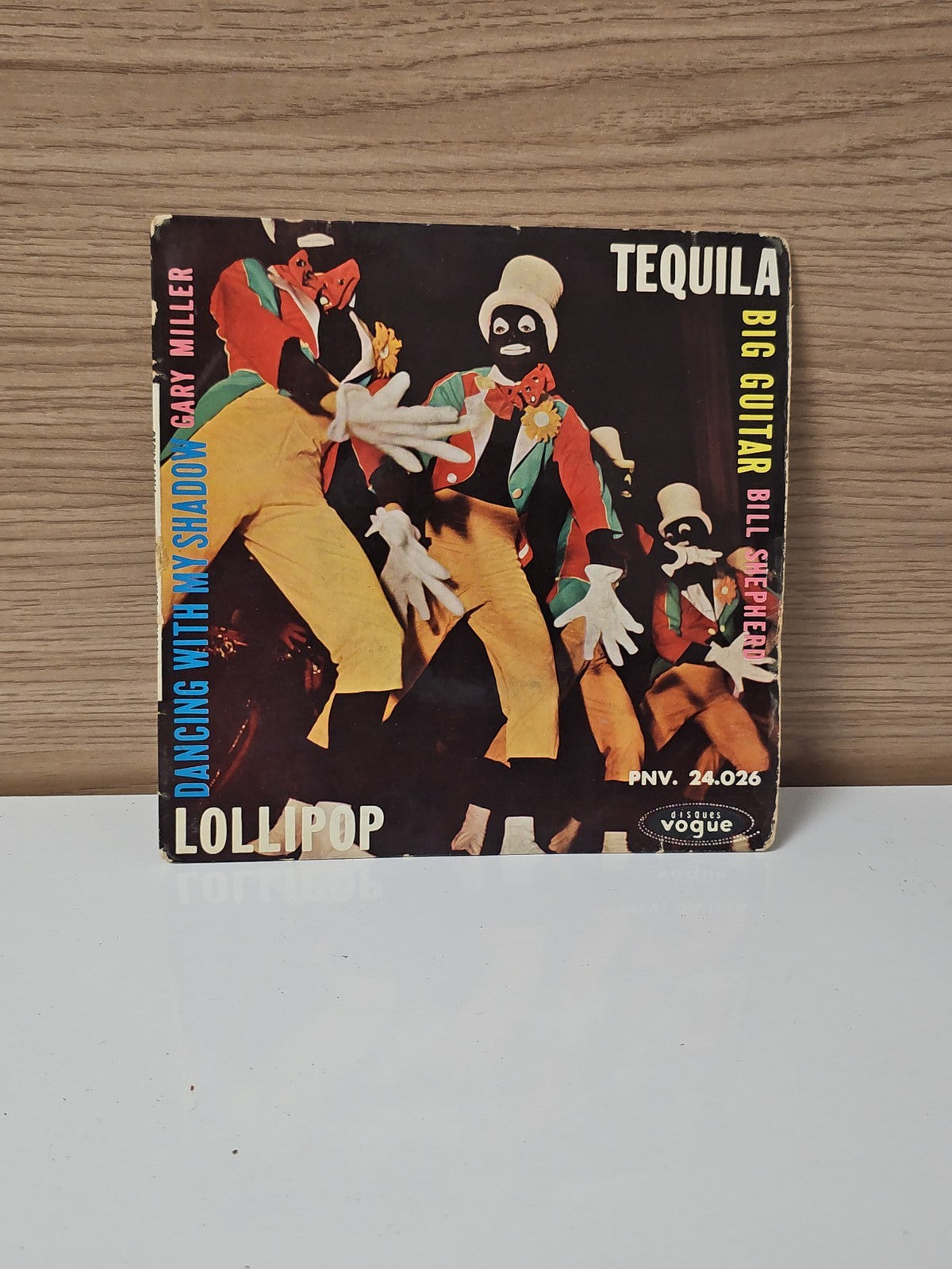 Vintage retro "Tequila" 45 RPM vinyl record, old collector's single, 60s music