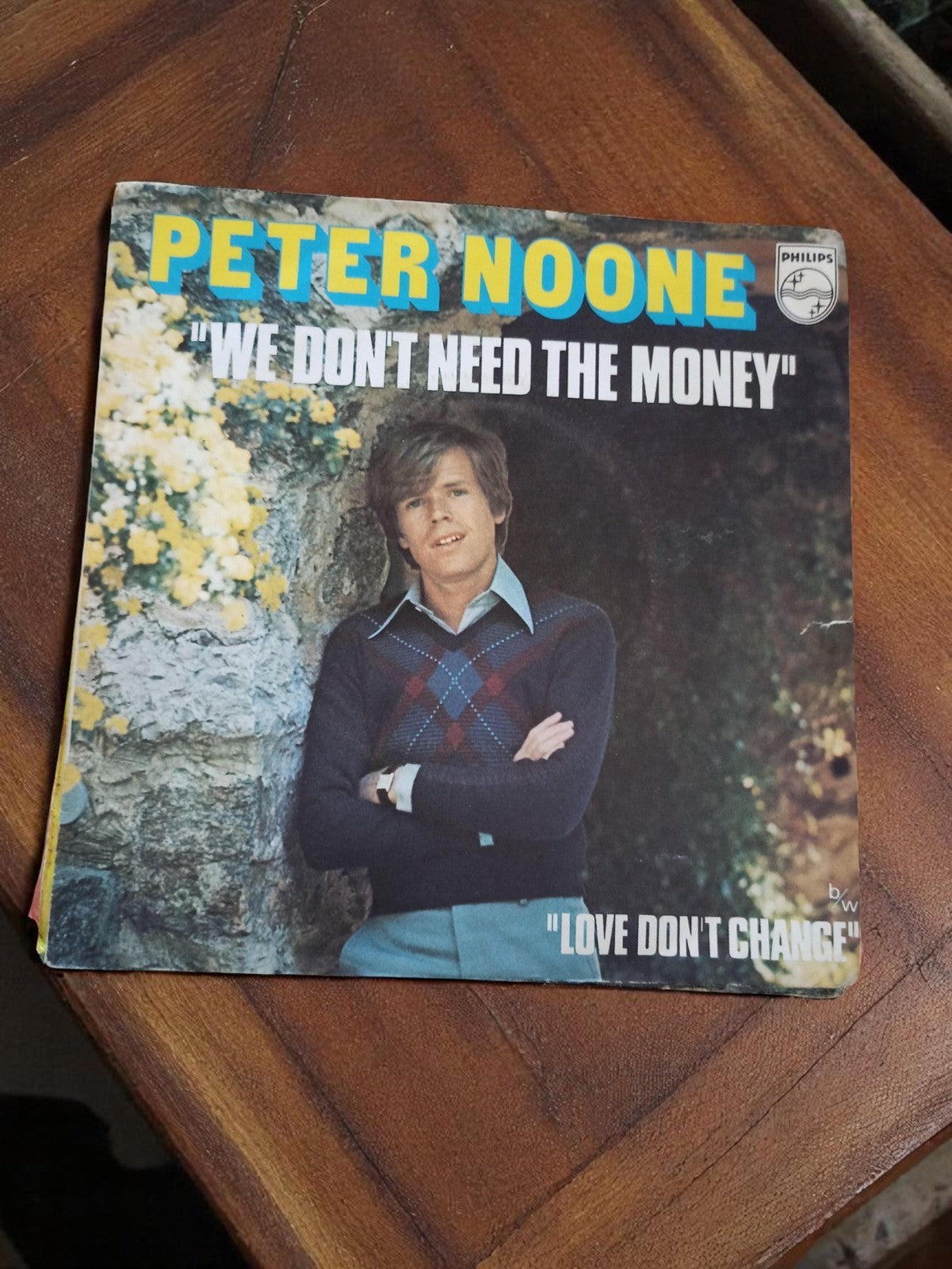 Vinyle 45 tours Peter Noone Philips vintage pochette originale années 70