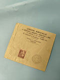 Ancienne enveloppe oblitérée début XXe philatélie Paris timbre 65c vintage