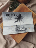 Carte QSL radio amateur vintage années 70 Tahiti French Polynesia noir et blanc
