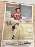 Ancien journal Le Provençal football OM Milan Gullit couverture vintage rare