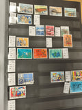 Timbres Suisse Helvetia oblitérés lot x16 thèmes variés philatélie