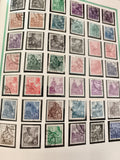 Timbres DDR oblitérés Allemagne de l'Est lot thématiques 1950s philatélie