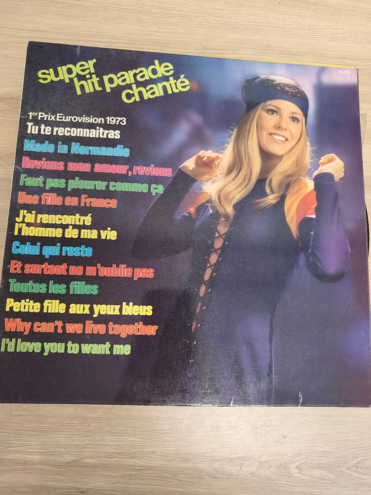 Vinyle 33T Super Hit Parade Chanté Eurovision 1973 pochette couleur