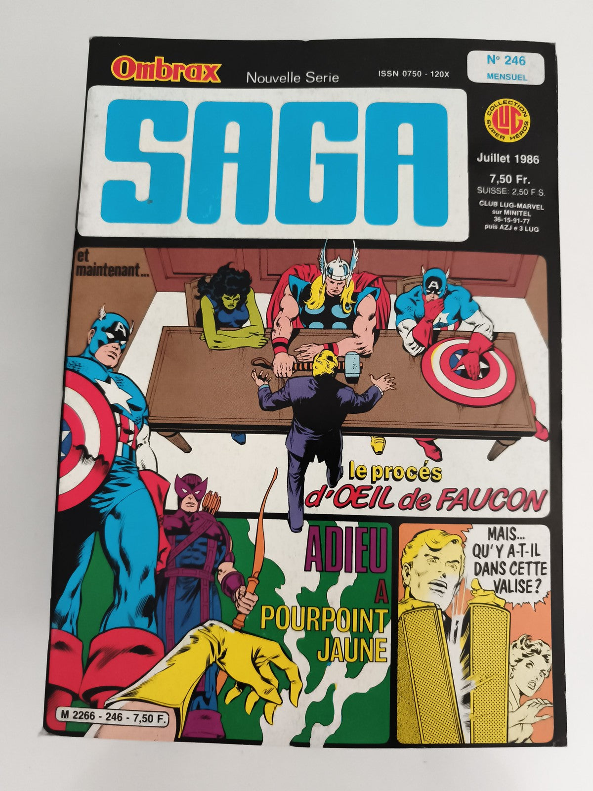 Comic Marvel Ombrax Saga n°246 juillet 1986 LUG vintage très bon état