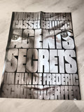 Poster cinéma Agents Secrets Cassel Bellucci affiche film Frédéric Schoendoerffe