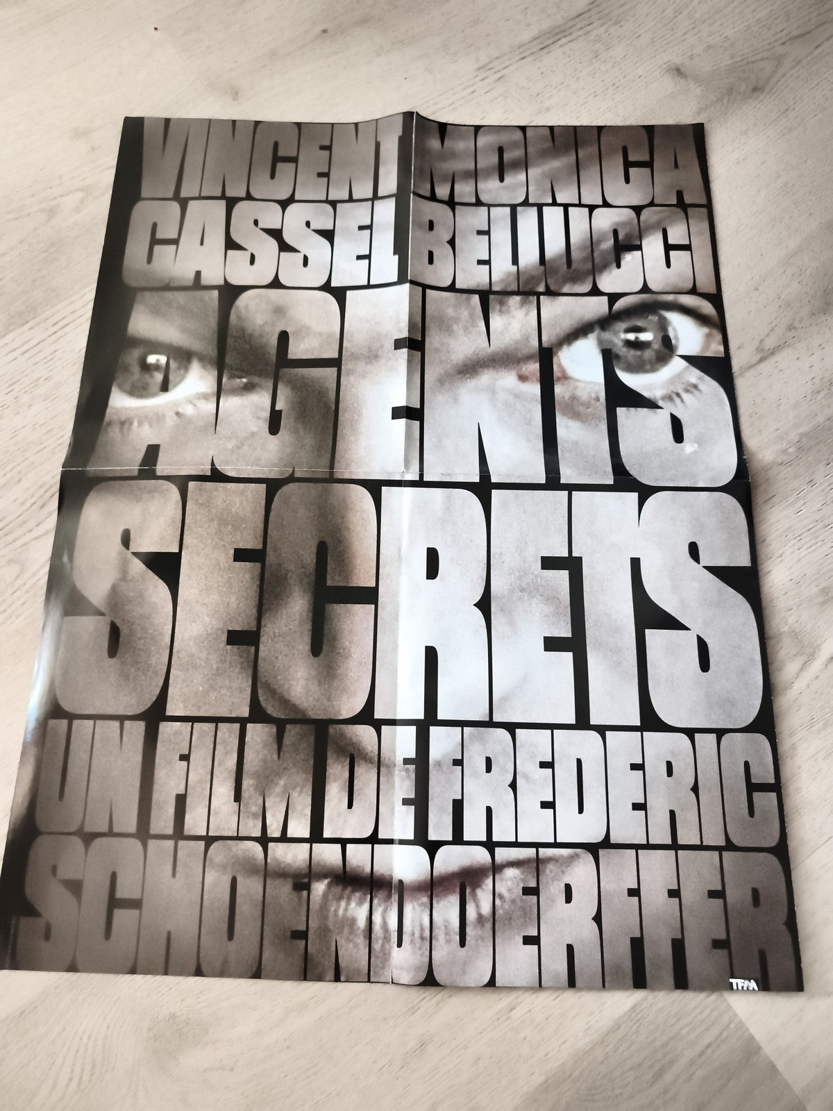 Poster cinéma Agents Secrets Cassel Bellucci affiche film Frédéric Schoendoerffe