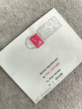 Lettre oblitérée Annonay 1975 timbre Marianne 0,50 F philatélie France