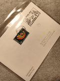 Lettre philatélique Perpignan 1979 timbre Europa 0,90 F oblitération jumelage