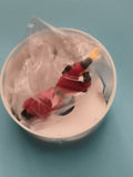 Figurine Street Fighter rouge capsule jouet articulée loose