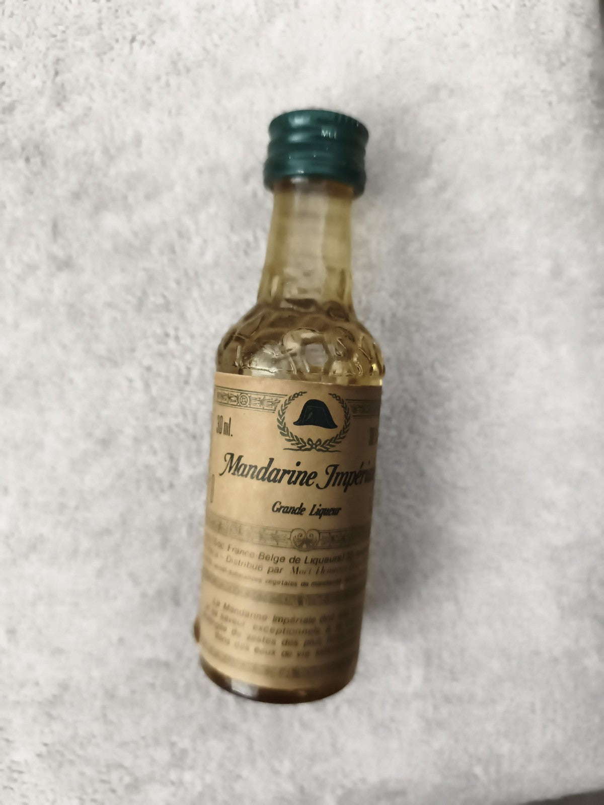 Miniature liqueur Mandarine Impériale 30 ml bouteille décorative alcool