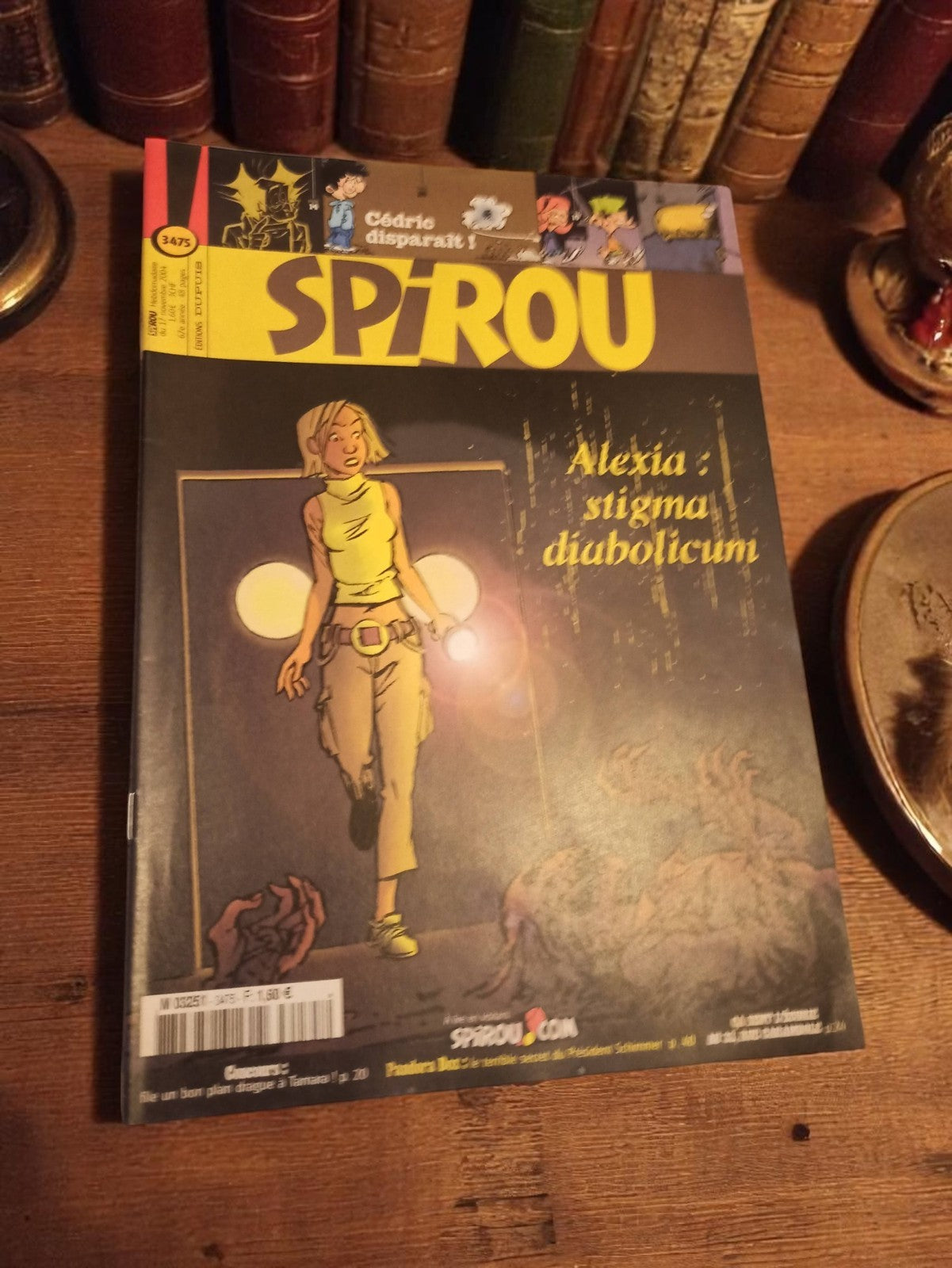 Magazine Spirou Vintage n°3475 – Collector ancien, Alexia, état d'occasion