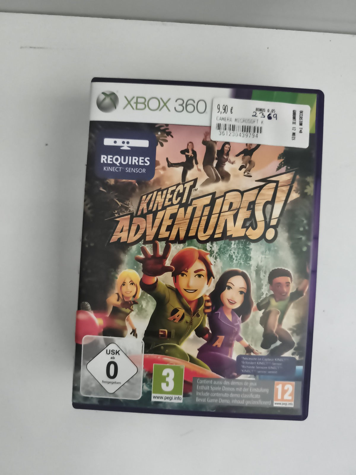 Jeu Xbox 360 Kinect Adventures! Microsoft, compatible Kinect sensor