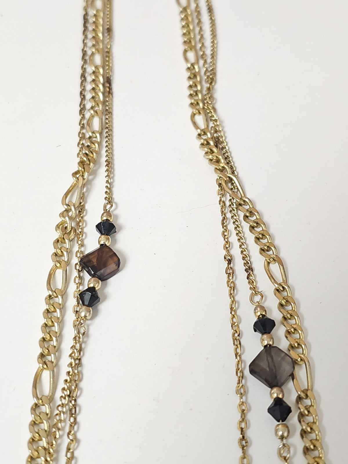 Collier rétro ancien fantaisie, bijou vintage pour collectionneur ou amateur