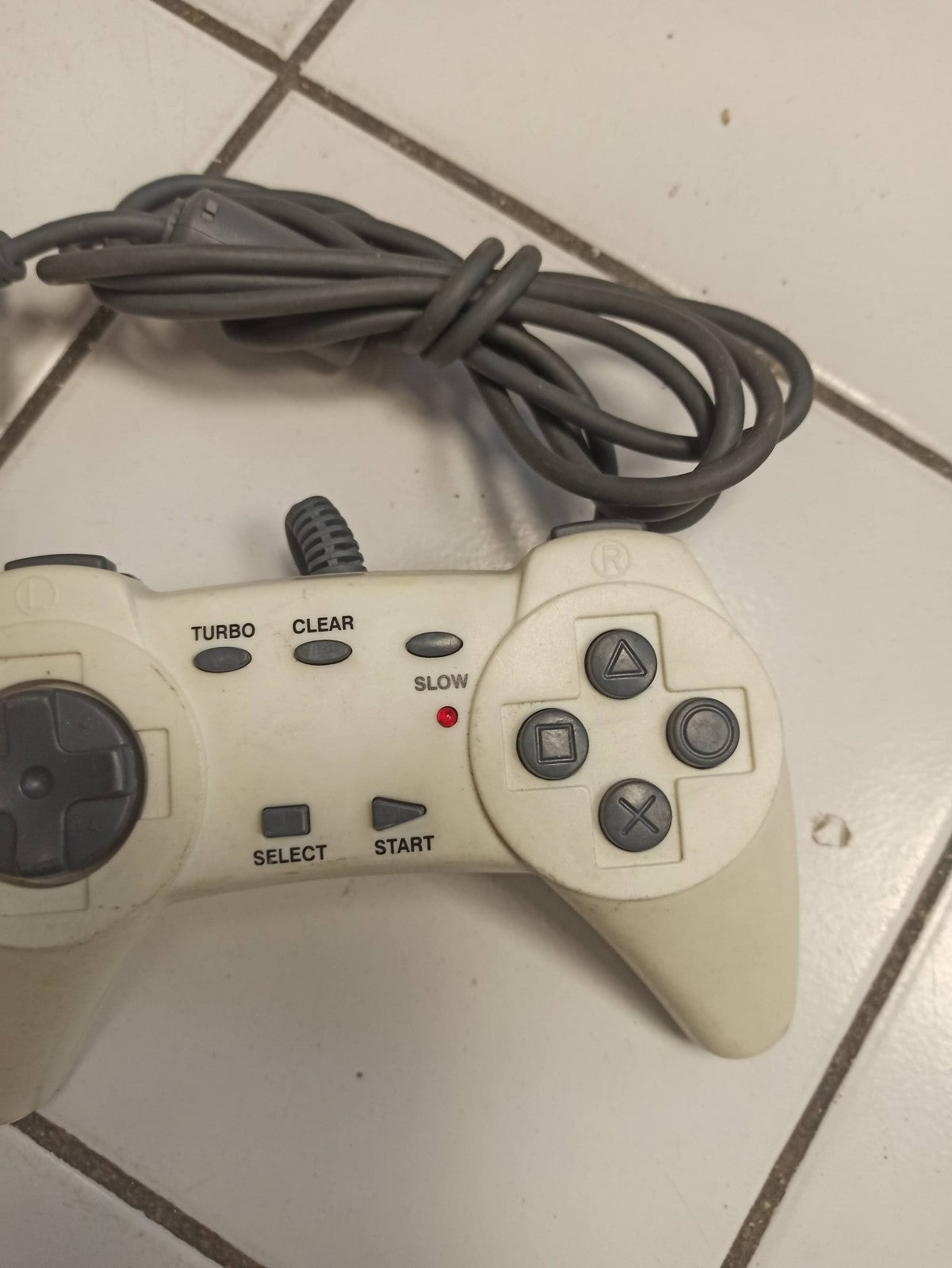 Manette filaire compatible PlayStation PS1 pour console Sony, modèle générique