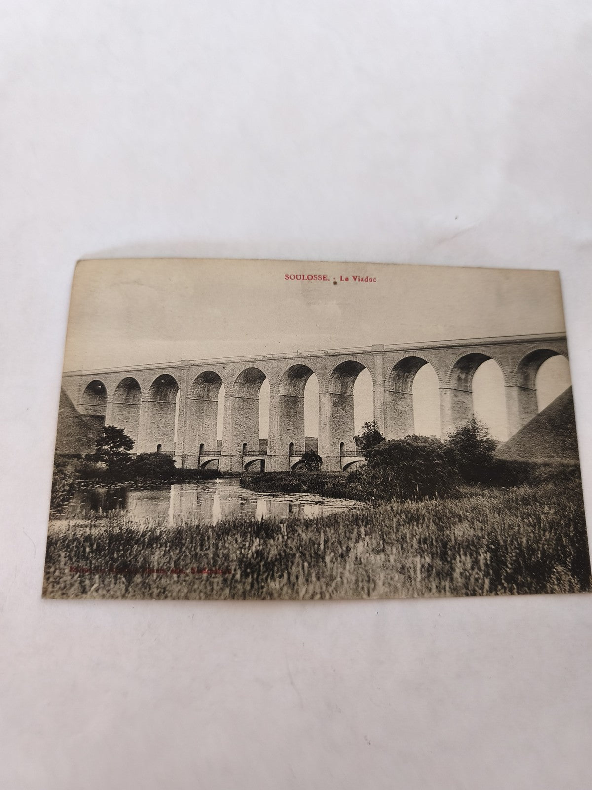 Carte postale ancienne Soulois vintage collection rétro France rare